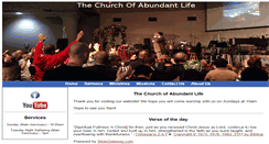 Desktop Screenshot of abundantlifeharvey.org